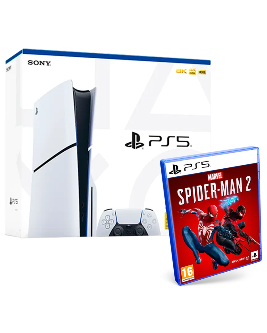 PlayStation 5 Slim Lector + Marvel Spider-Man 2