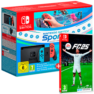 Nintendo Switch + Switch Sports + EA SPORTS FC 25