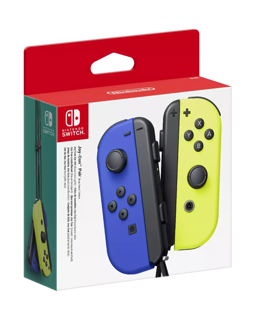 Mando JoyCon Azul / Amarillo Neón