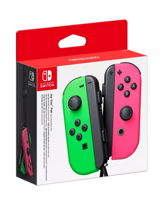 Mando JoyCon Verde Neón/Rosa Neón