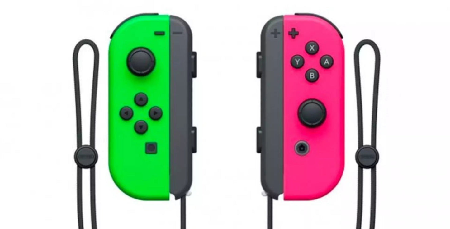 Mando JoyCon Verde Neón/Rosa Neón