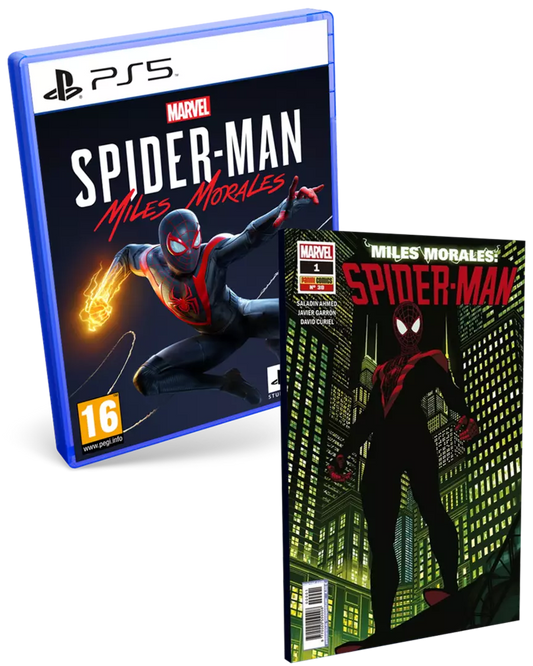 Marvel Spider-Man: Miles Morales PS5 + Cómic Miles Morales: Spider-Man Número 1