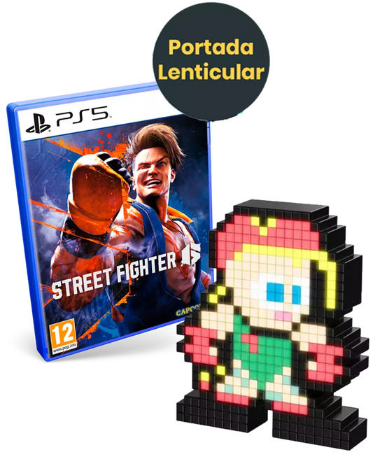 Street Fighter 6 Edición Lenticular PS5 + Pixel Pals Cammy Street Fighter