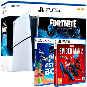 Playstation 5 Slim Lector + Spider-Man 2 + Astro Bot