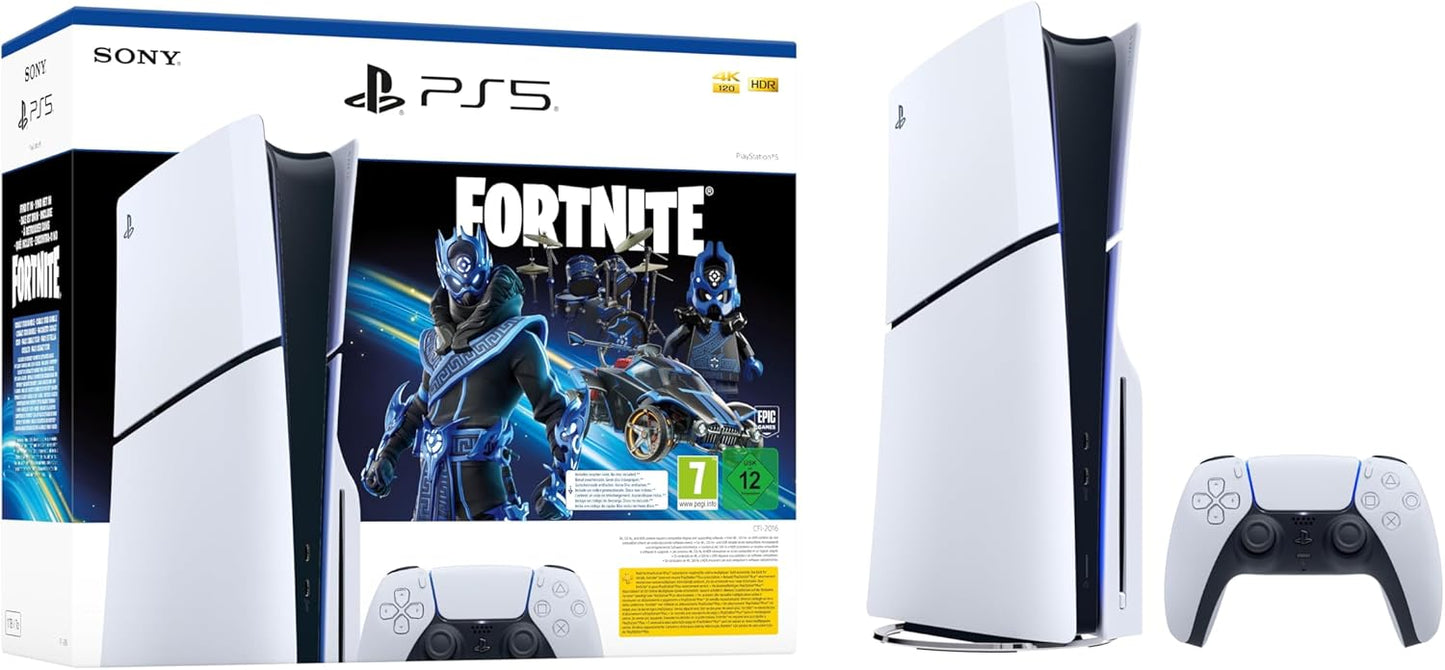 Playstation 5 Slim Lector - Pack Fortnite Cobalt Star